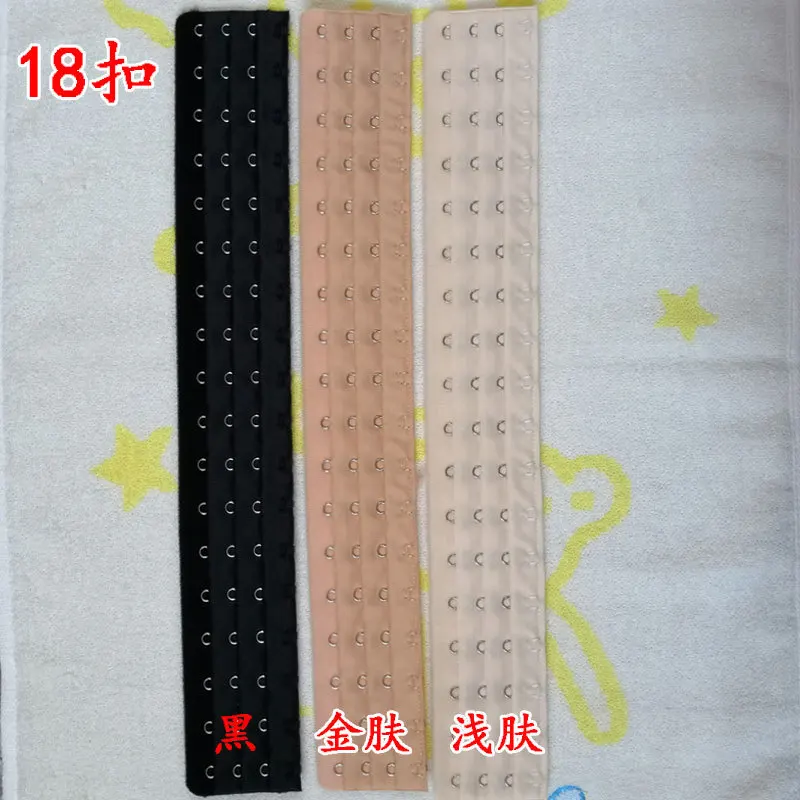 20 Pcs/Lot  3X18 34.2x5cm Underwear Bra Extension Buckle Buttons Underwear Fitness Shapewear Women Clothing Accessories