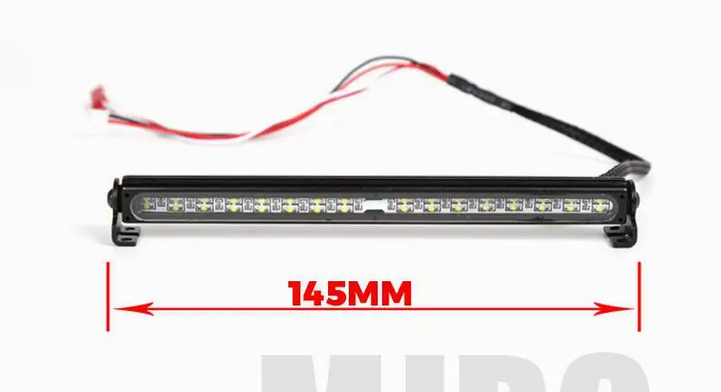 RC Car Parts Trx4 Metal LED Roof Lamp Light Bar for 1/10 RC Crawler Traxxas Trx-4 Trx4 axial 90046 90047 TRX-6 Car Accesories