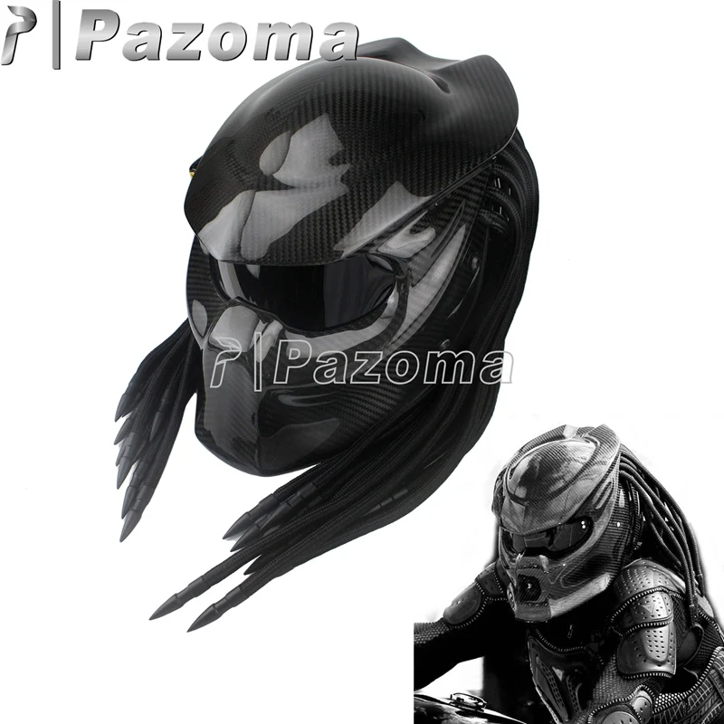 Cascos Para Moto Predator Helmet Iron Man Capacete Full Face Carbon Fiber DOT Man Mask Helmet Motorcycle S M L XL XXL