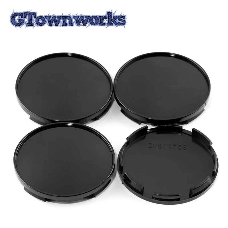 

GTownworks 4pcs 60mm 58mm Car Wheel Center Hub Cover Dustproof Fit For A4 A6 S6 2001-2003 16” 17”Wheel #670025694 #4B0601170