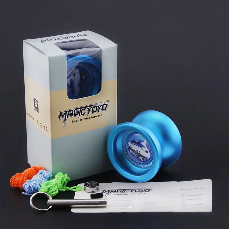 MAGICYOYO T9 Novice Advanced Professional Yoyo Responsive Aluminum Alloy Fancy Yoyo Kids Toy Gift Free Advanced Accessories