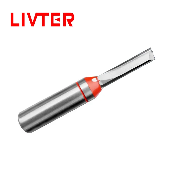 TCT three flutes straight bit 6mm end mill wood cutting tools straight router bits cnc steel tungsten carbide machine milling