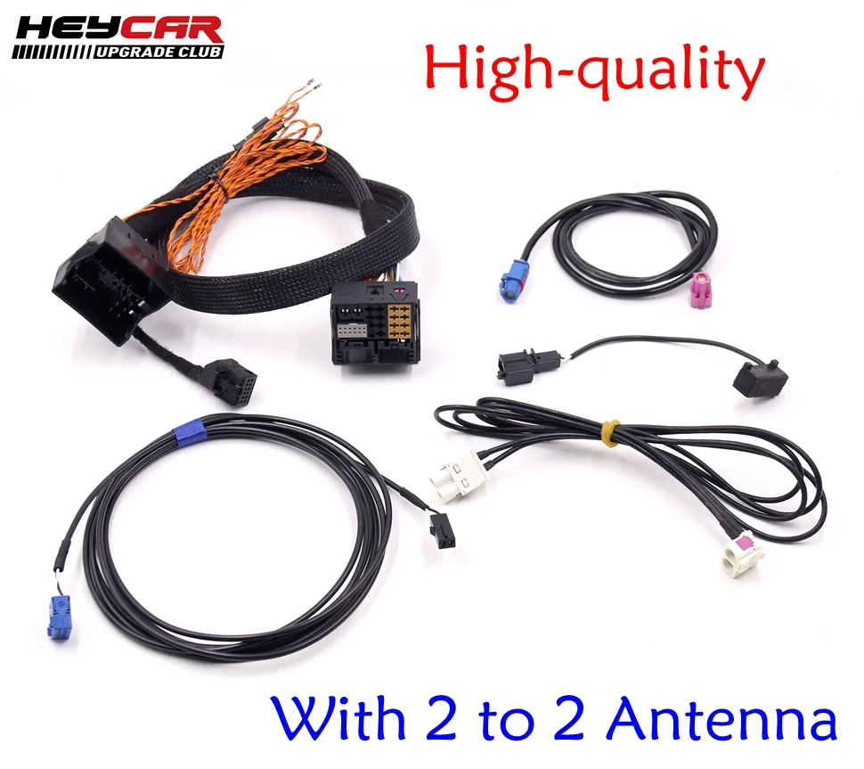 High-quality MQB CAR MIB STD2 ZR NAV Discover Pro Radio Adapter Cable Wire harness FOR Golf 7 MK7 Passat B8 Tiguan