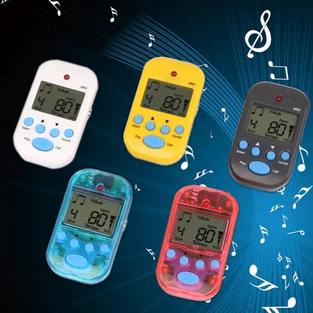 Piano Metronome Plastic Mechanical Metronome Gift Multifunctional  Exquisite Professional Electric Guitar Metronome