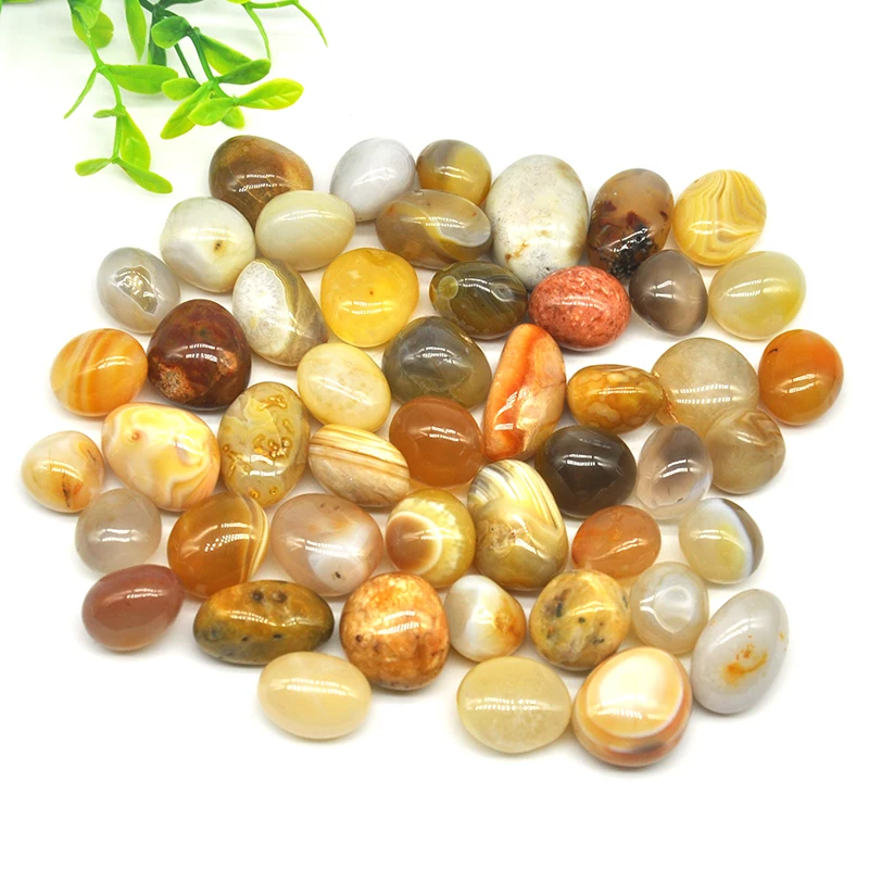 

Top Natural Lots Yellow Botswana Agate Healing Crystals And Polished Tumbled Gravel Stone Mineral Specime Gemstones Home Decorat