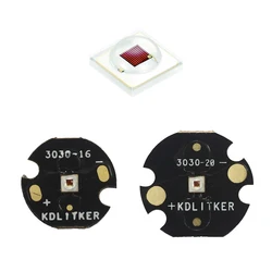 GR CSHPM1.23 Red 620nm to 630nm LED Emitter with KDLITKER DTP Copper MCPCB Hunting Flashlight DIY