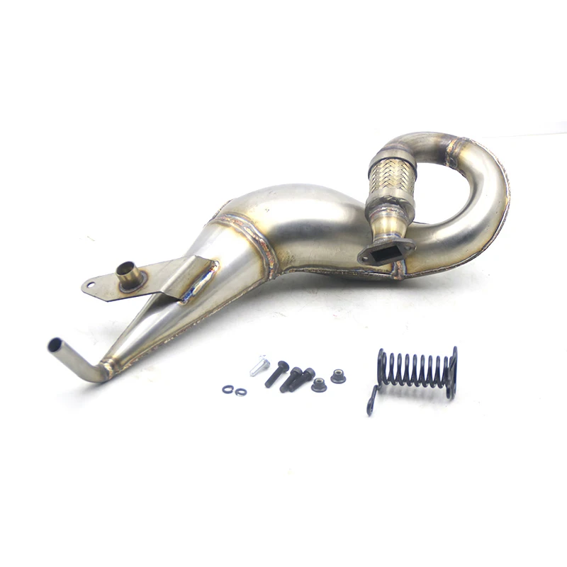 Metal Exhaust Pipe Kit for 1/5 Losi 5ive-t Rovan LT King Motor X2 QL FID RACING TRUCK RC CAR PARTS