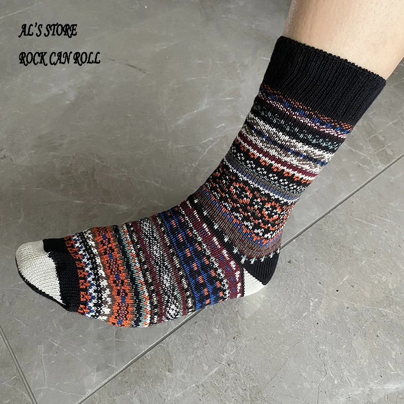 1904X Super Quality Cotton Flexible Winter Stockings Soft Thick Warm Stylish Durable Socks For Foot 24-28cm