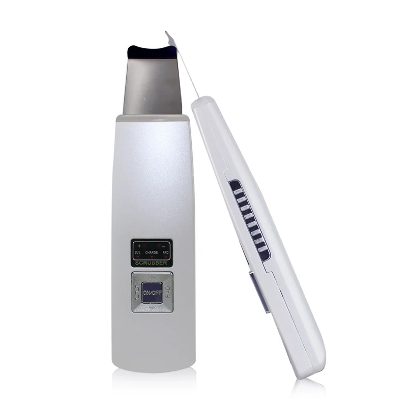 Ultrasonic Pore deep Cleaner Ultrasound Therapy Skin Scrubber Galvanic Beauty Device Face Lift Peeling Massager Machine