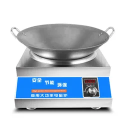 Commercial Induction Cooker 5000w High Power Concave Canteen Restaurant Cooking Machine