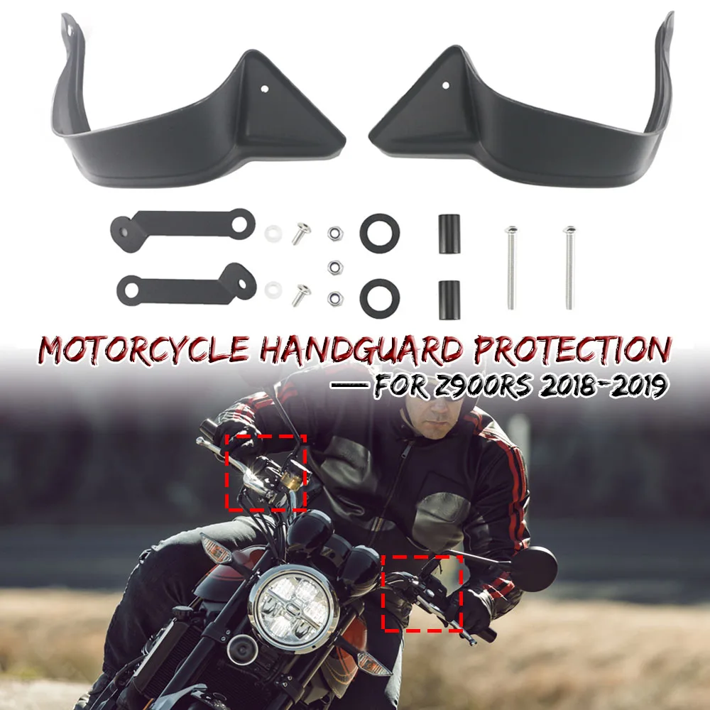 

Защита для мотоцикла для Kawasaki Z900RS 2018 2019 Z 900 RS Z900 RS, защитная крышка, ветрозащитная защита для руля, лобовое стекло