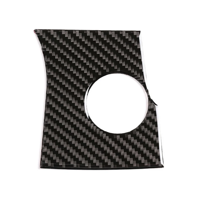1pc Car Carbon Fiber Interior Ignition Switch Key Hole Frame Cover Sticker Trim For Toyota Highlander 2015 2016 2017 2018