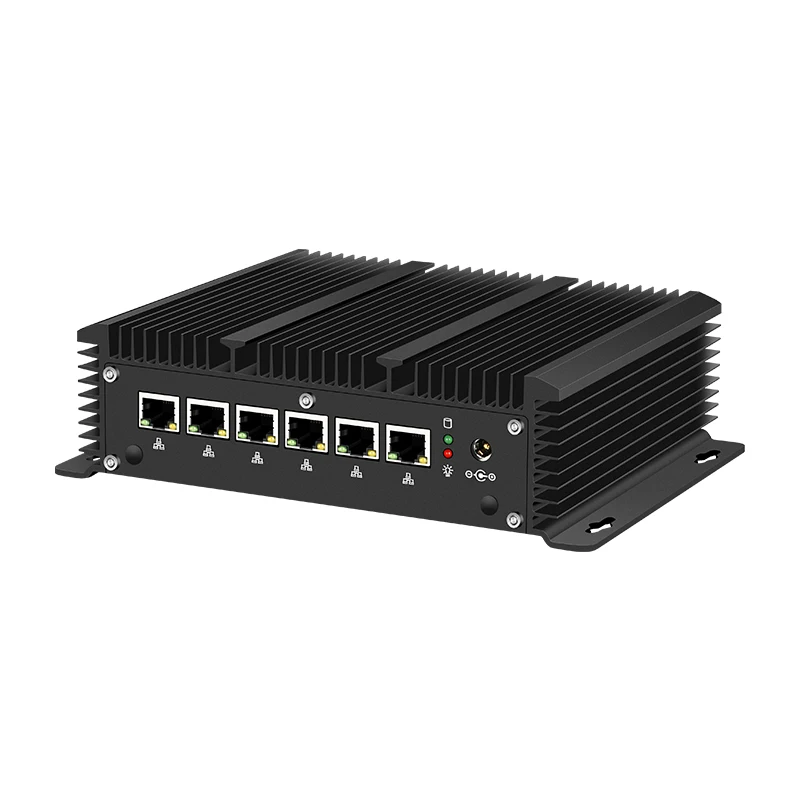 Mini PC Intel Core i7 10710U i5 1235U Firewall Router 6x 2.5G Ethernet RS232 4G SIM Slot Ondersteuning Windows Linux Pfsense OPNSense