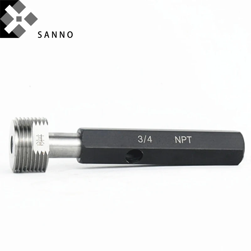 High precision NPT screw gauging tool thread plug gauge NPT1/16, NPT1, NPT3/4, NPT3/8, NPT1/8, NPT1/4, NPT1/2 NPT2 go nogo gages