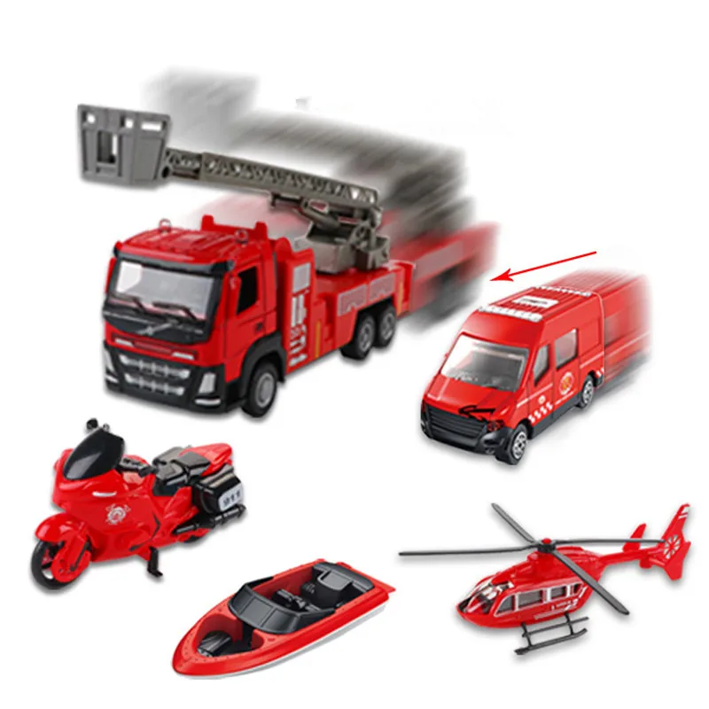 original package sanitation garbage truck model toys,rescue ladder truck helicopter toys,hot new products