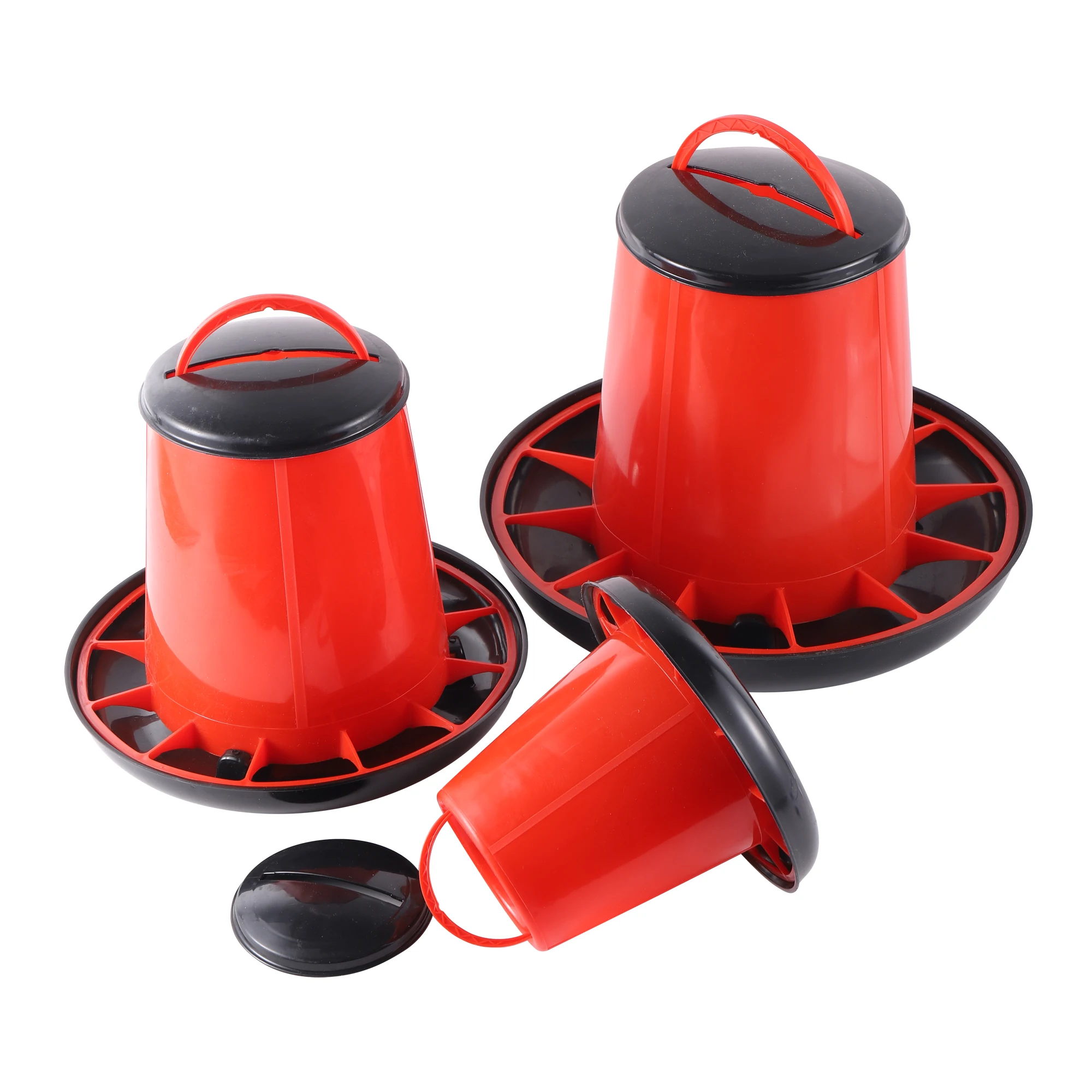 Alimentador automático de calidad para granja de animales, herramienta de alimentación para pollos, granja avícola, uso de pollo, 1,5 kg/3kg/6kg, 1 Juego