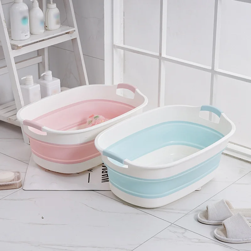 Portable Newborn Baby Folding Bath Tub Baby Swim Tubs Foldable Washing Non-Slip Bathtub Security Spa Children Kids Bath Tub