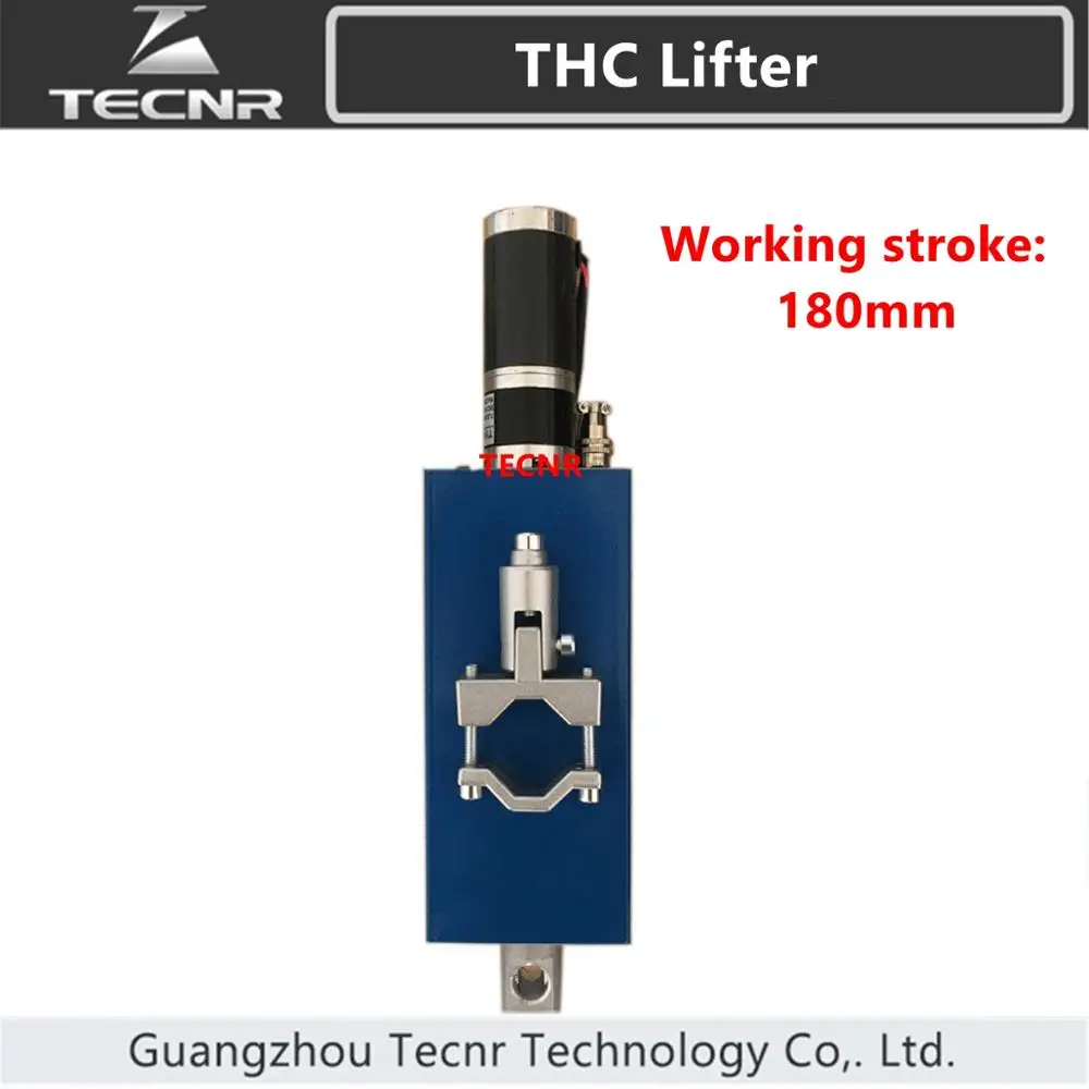 Plasma THC Lifter DC24V Automatic Torch Height Controller 180mm Travel For Plasma flame cutting machine Z Axis Lifter