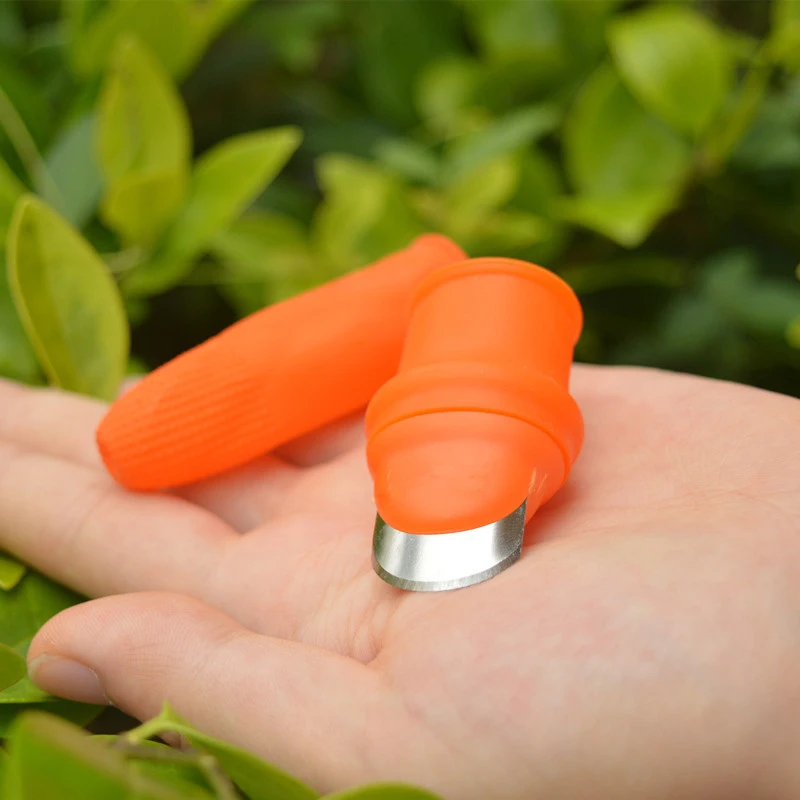 ガーデン親指カッター指ツール工場野菜ピッキングデバイスの庭収穫植物剪定鋏園芸ツール