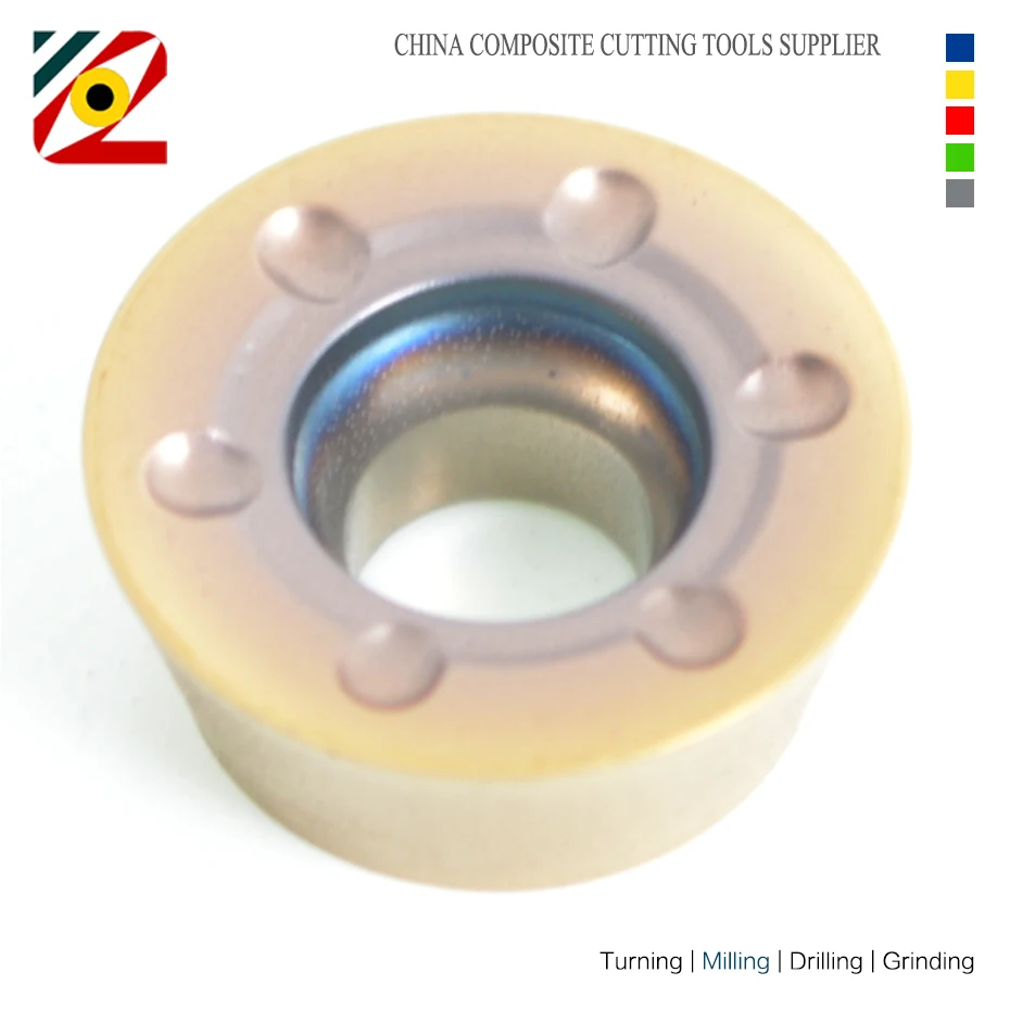 10 PZ RDKT RDKT10T3 RDKT1204 MOW R5 R6 Lavorazione In Acciaio Inox CNC Inserto In Metallo Duro Fresa