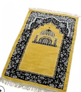 70*110cm Islamic Muslim Prayer Mat Rug Blanket Salat Musallah Prayer Rug Tapis Carpet Tapete Banheiro Islamic Praying Mat