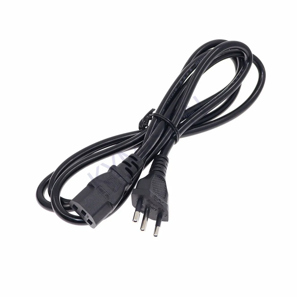 Swiss Power Cable Switzerland IEC C13 AC Power Extension Cord 1.8m 6ft for Desktop PC Computer Monitor 10A 250V