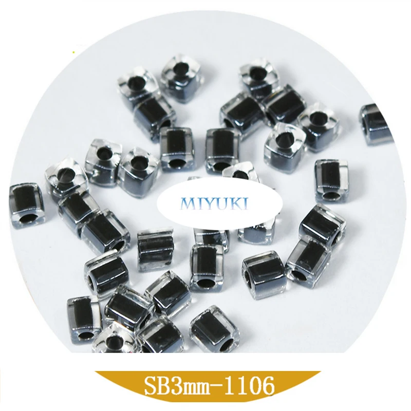 Japan Imported Miyuki  Beads SB Square Beads 3MM Handmade DIY Material 5g Ornament