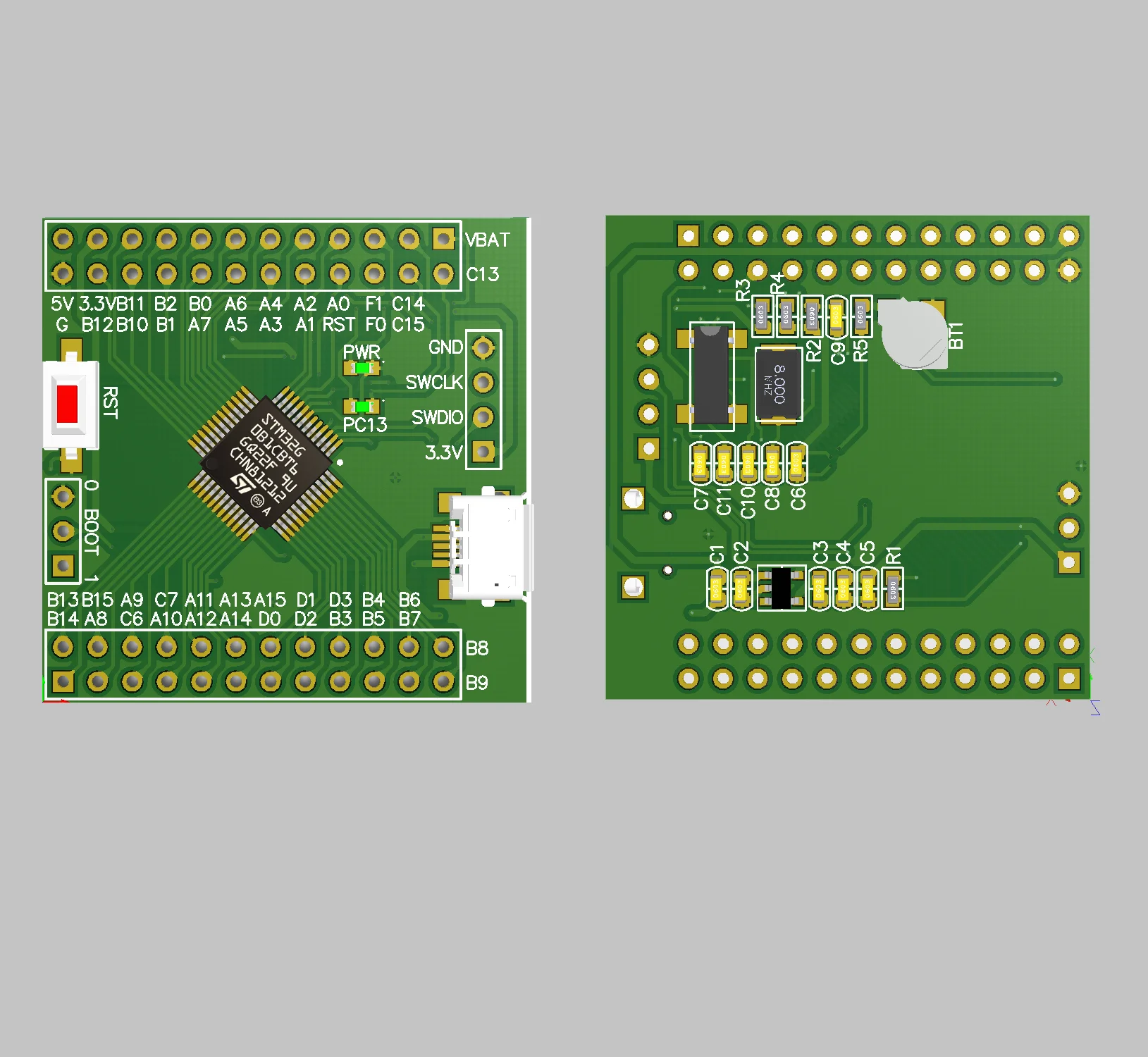 Stm32g0b1 الأساسية مجلس Stm32g081cbt6 الحد الأدنى لنظام Cortex-M0