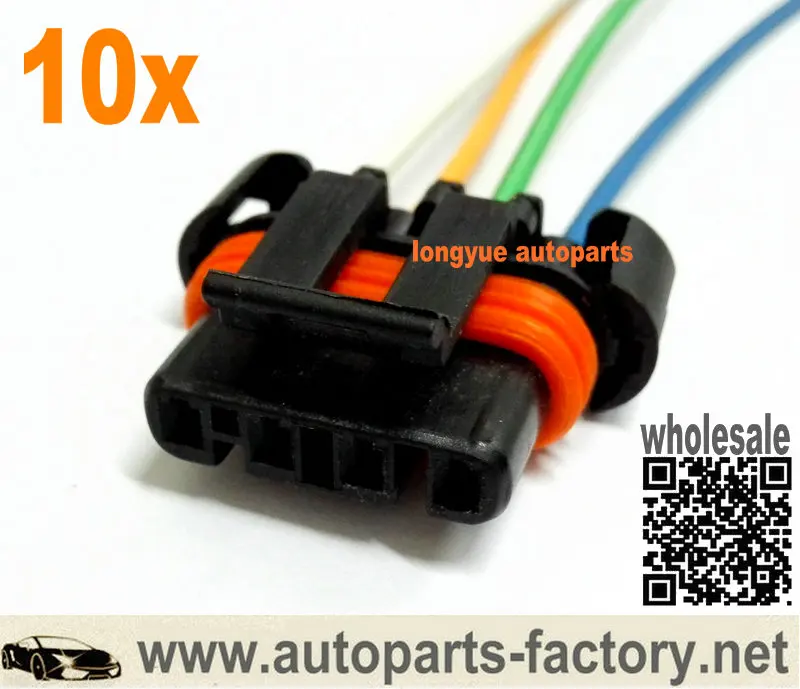 longyue 10pcs Alternator Plug Connector For  DELCO/GM CS130D, AD230, AD237 & AD244