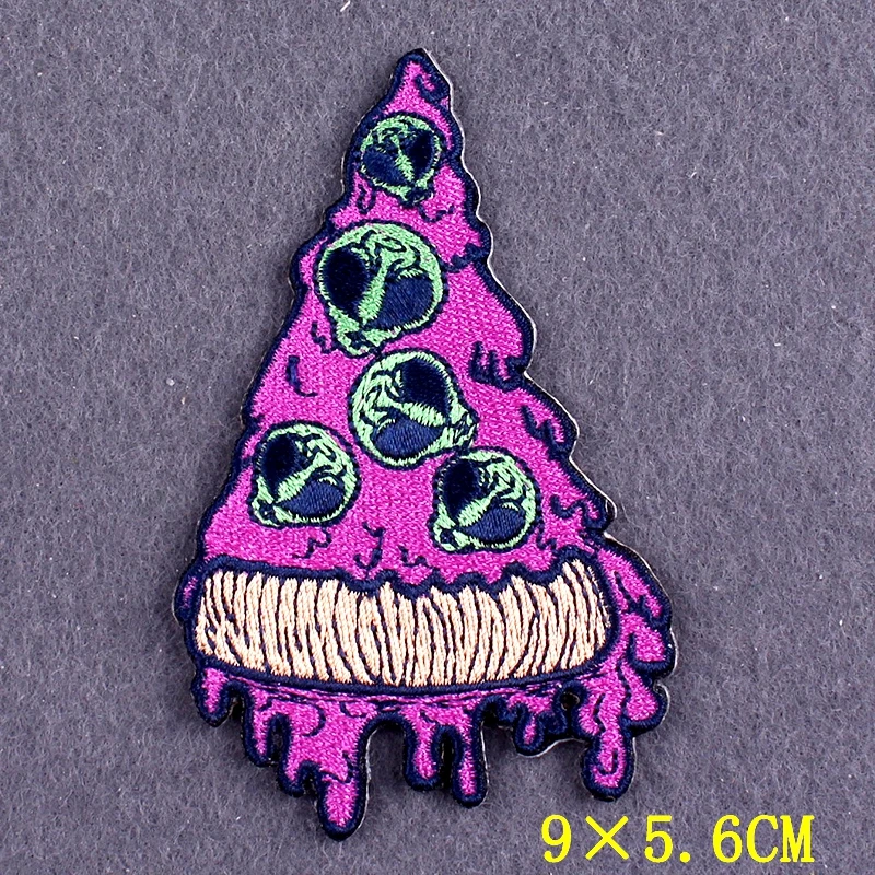 Alien UFO Patch Iron On Patches On Clothes Space Planet Patches For Clothing Thermoadhesive Patches For Clothing Stickers Stripe