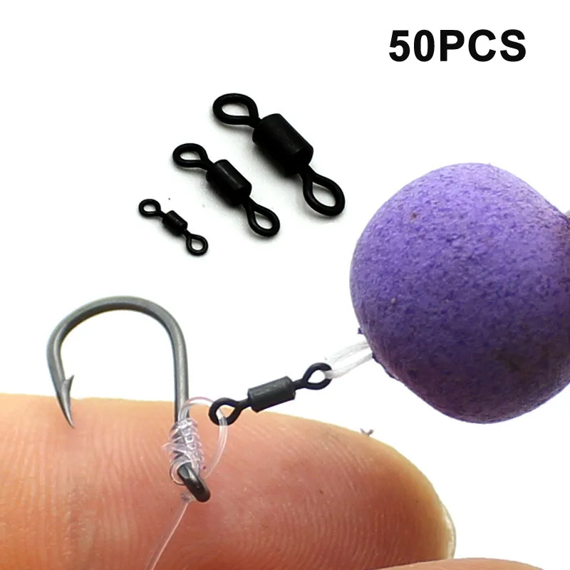 50PCS Carp Fishing Accessories for Chod Hair Ronnie Rig Accessories for Carp Fishing Tackle Equipment Material