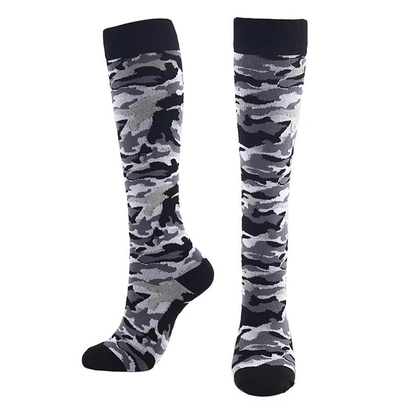 2021 New Compression Stockings Unisex Camouflage Outdoor High Tube Leg Support Pressure Blood Circulation Correction Socks