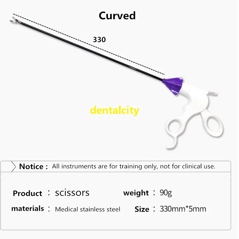 Separating scissors Laparoscopic Simulation Training Instruments dental Training tools