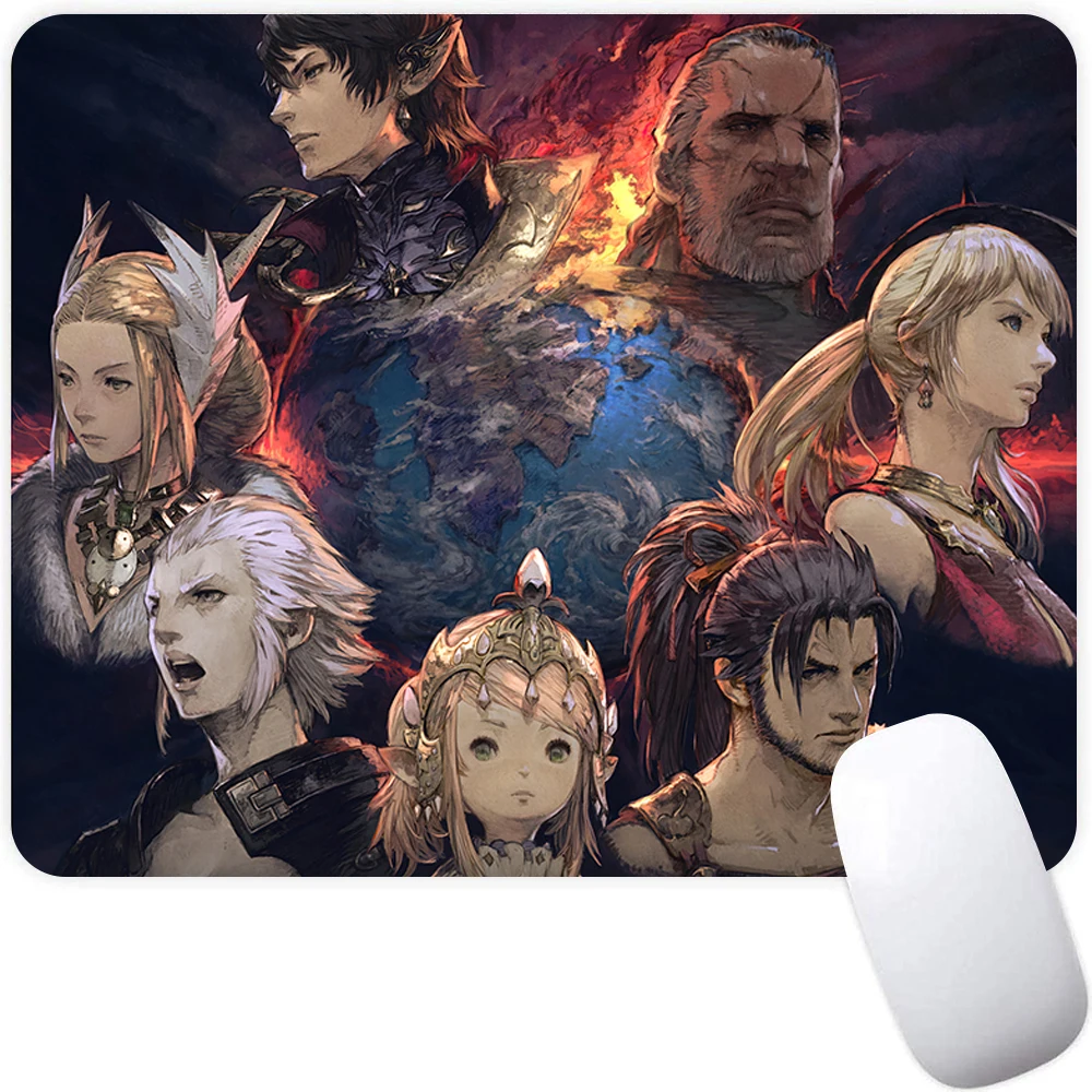 Small Gaming Mouse Pad Computer Mousepad Gamer Mouse Mat Laptop Mausepad Final Fantasy XIV Online Carpet Keyboard Mat Desk Pad