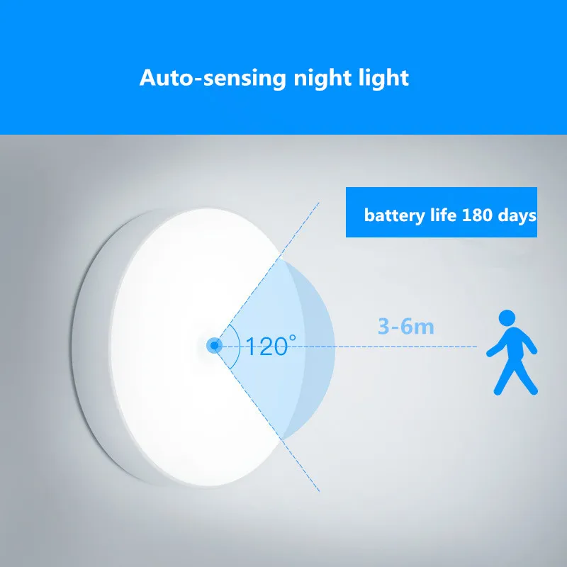 Human body Induction Night Light Charging Corridor Cabinet Lamp Touch Led Dormitory Wardrobe Bedroom Bedside Table Light