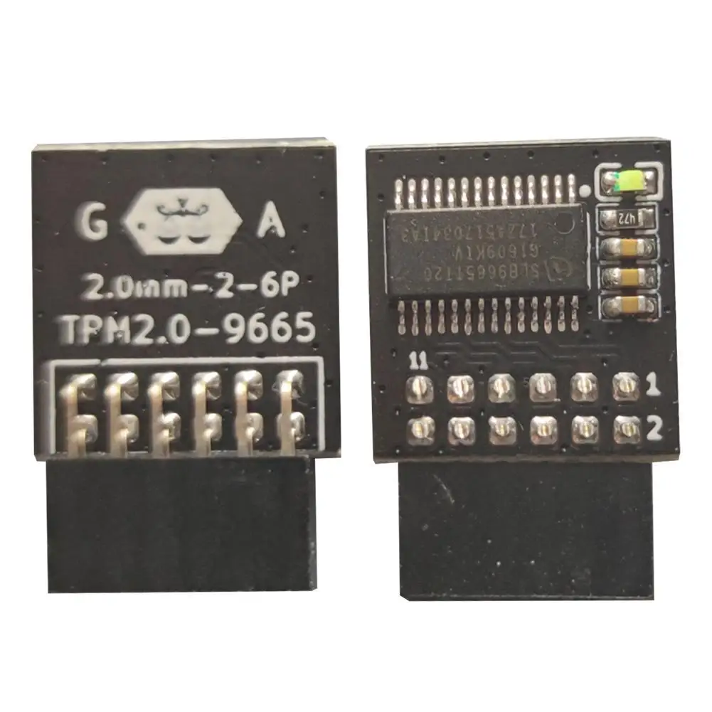 LPC TPM 2.0 Encryption Security Module Remote Card 12pin 14pin 18pin TPM2.0 Module Board For MSI ASUS ASROCK Gigabyte Windows 11