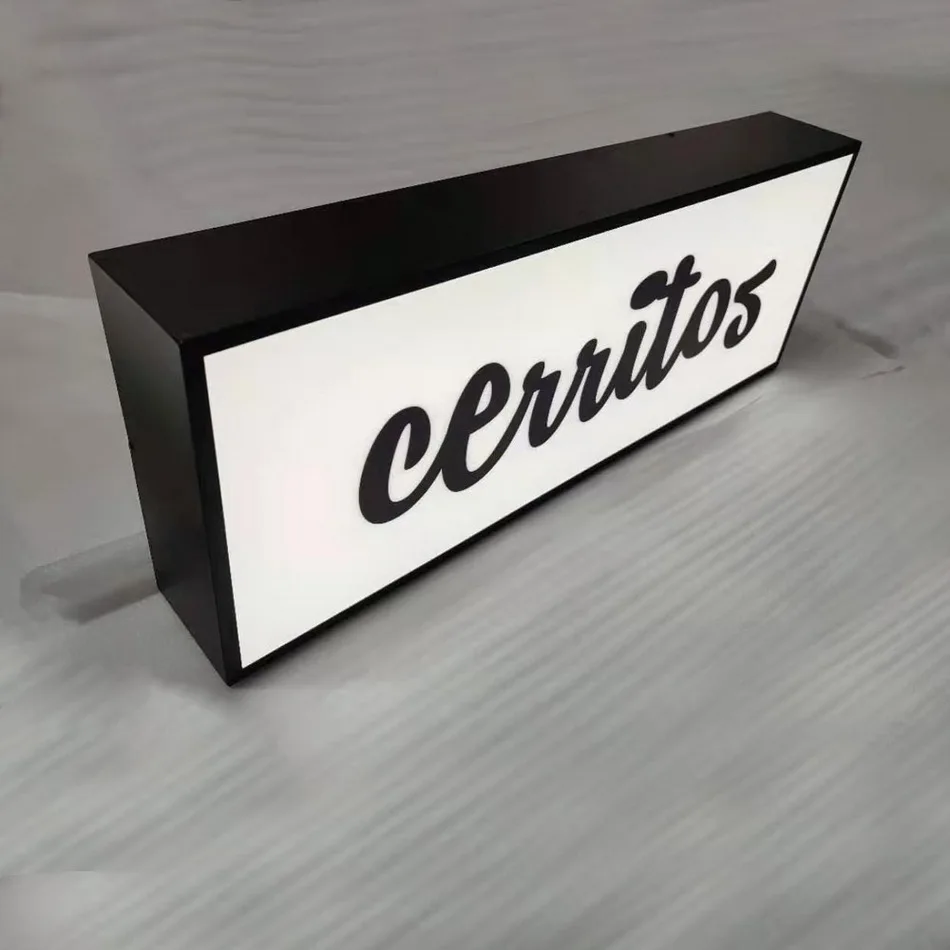 UV Printed Light Box Wall-mounted Store Restaurant Shopfront Bar Hotel Advertising