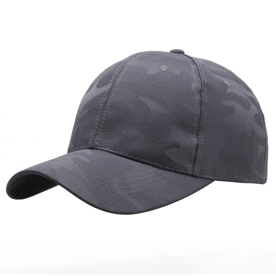 Spring Autumn Outdoor Breathable Sunshade Camouflage Cotton Baseball Cap Unisex Invisible Style Snapback Hat for Men Female Q173