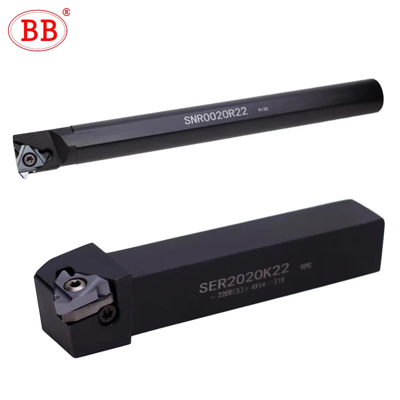 BB SNR SER Indexable Thread Turning Tool Holder Internal External Bar HSS Lathe Cutter SER1616 SNR0012 11IR 16NR 16ER Screw Type