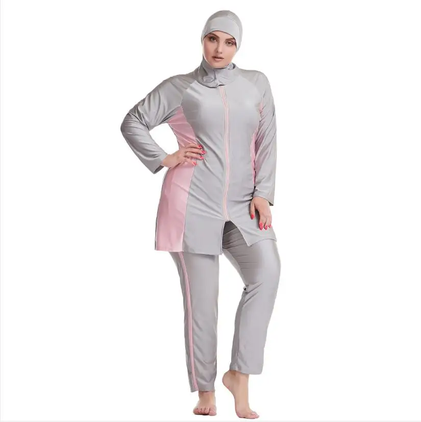 modesty muslim swimwear burkini long sleeve swimming clothes islamic swim wear sportswear plus size hijab swimsuit vrouwen 6XL