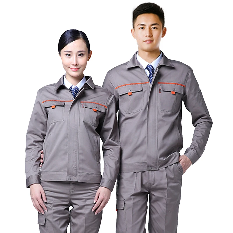 Work Clothing Men Women Uniforms Long Sleeve Coveralls Protective Clothes Overalls Worker Repairman Machine Auto Repair Workshop