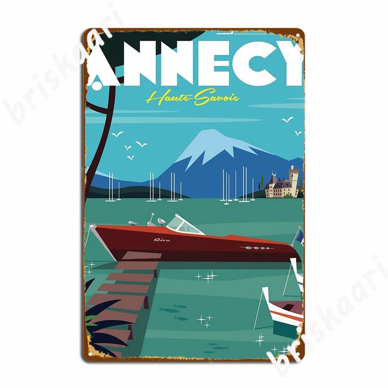 Annecy Poster Metal Signs Club Party Home Vintage Tin sign Posters