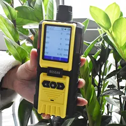 K-600 multifunction 5 in 1 Pumping CO CH4 H2S O2 CO2 Gas Detector portable gas analyzer