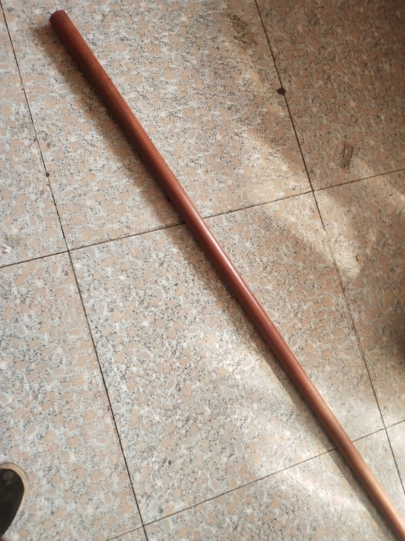 AfricanPadauk taiji sticks solid Shaolin sticks kungfu hardwood wands martial arts sticks with/without Copper hoop 60cm-200cm