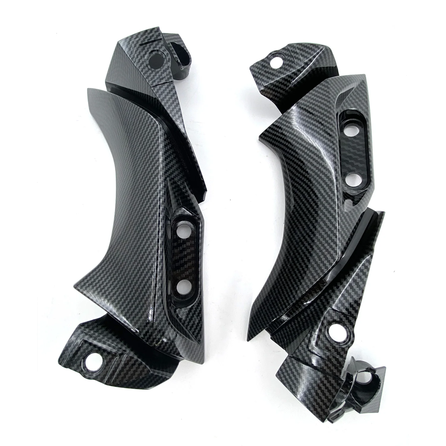 Carbon Fiber Painting Mid Frame Cover Knee Fairing Side Panel For Yamaha R1 2004 2005 2006