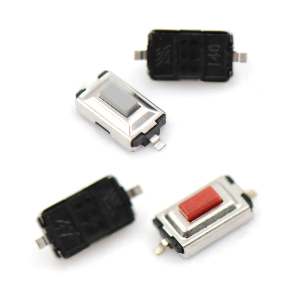 100Pcs Mini Switch 3x6x2.5mm Two Pin Push Button Switch SMD Tactile Tact Micro Switch MB3/MB4 Tablet PC Power Switch