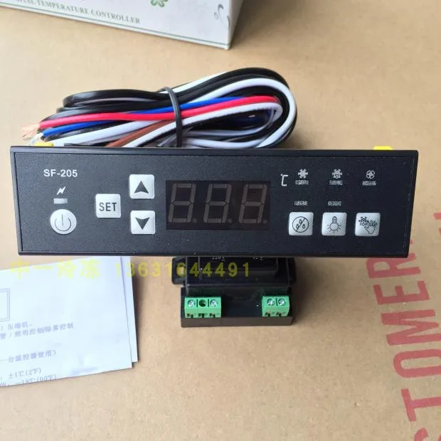 SF-205 Thermostat Display Cabinet Temperature Controller PC-205 Refrigerator Thermostat Freezer Thermostat