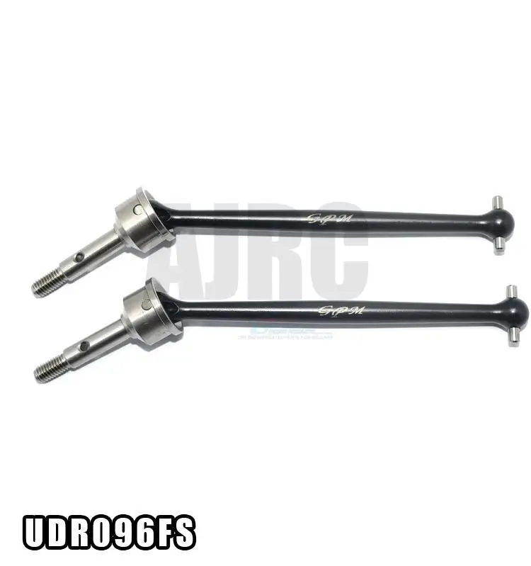 Stainless Steel Head + 45 # Steel Dog Bone Bold Front Cvd Universal Joint For Traxxas 1/7 85076-4 Unlimited Desert Racer Udr