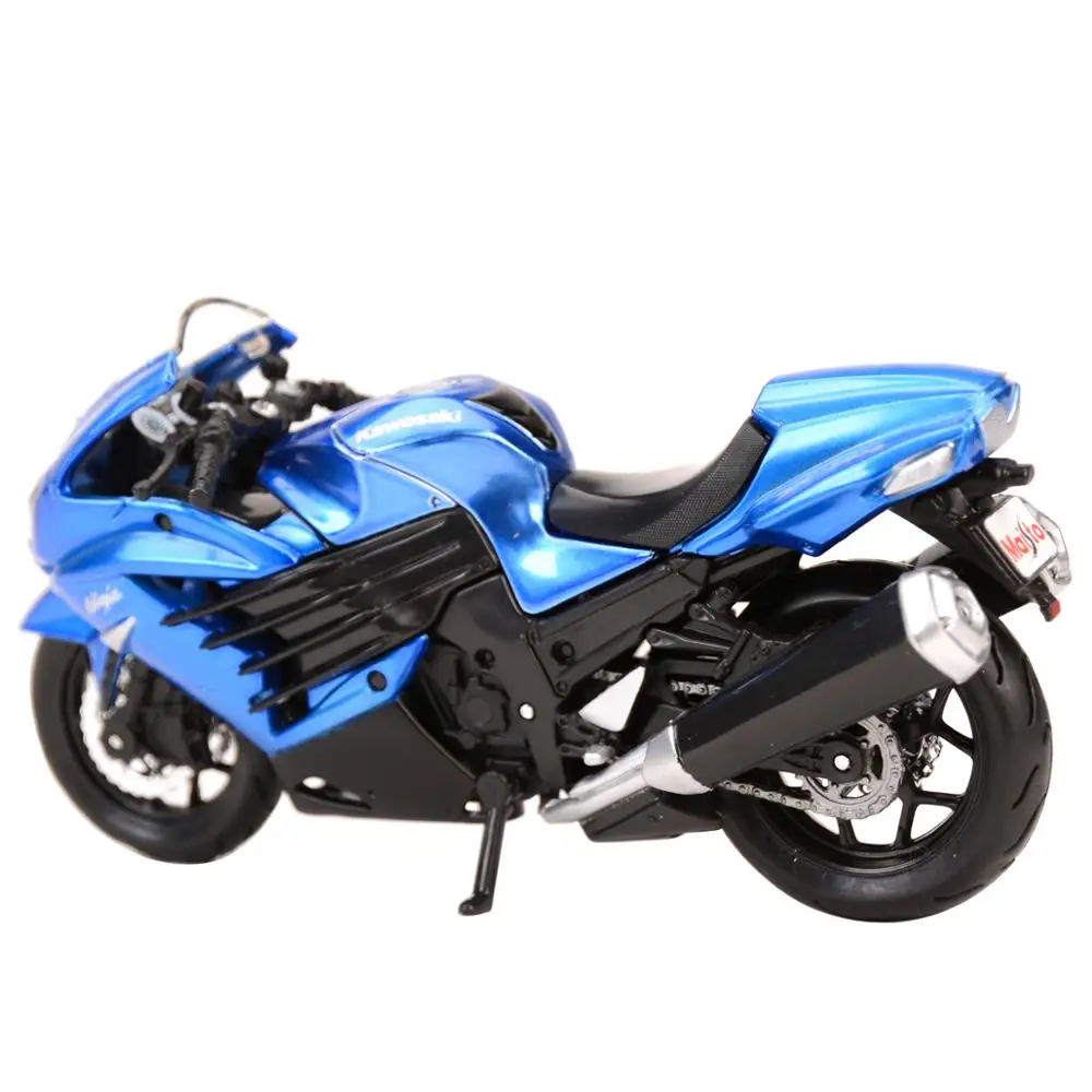 Maisto 1:18 Kawasaki Ninja ZX-14R, vehículo estático fundido a presión, pasatiempos coleccionables, juguetes de modelo de motocicleta