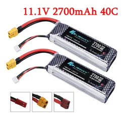 Uaktualnij baterię 11.1v 2200mah 2700mah 3S 40C bateria Lipo dla RC samochodów RC łodzie RC bateria do drona części zamienne 3S LIPO